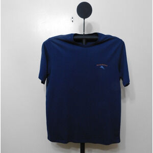 Tommy Bahama Blue Icing The Kicker Crew Neck Cotton T-Shirt - Size L